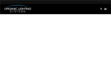 Tablet Screenshot of organiclighting.com
